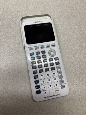 Texas Instruments White Graphing Calculator with Color Keys